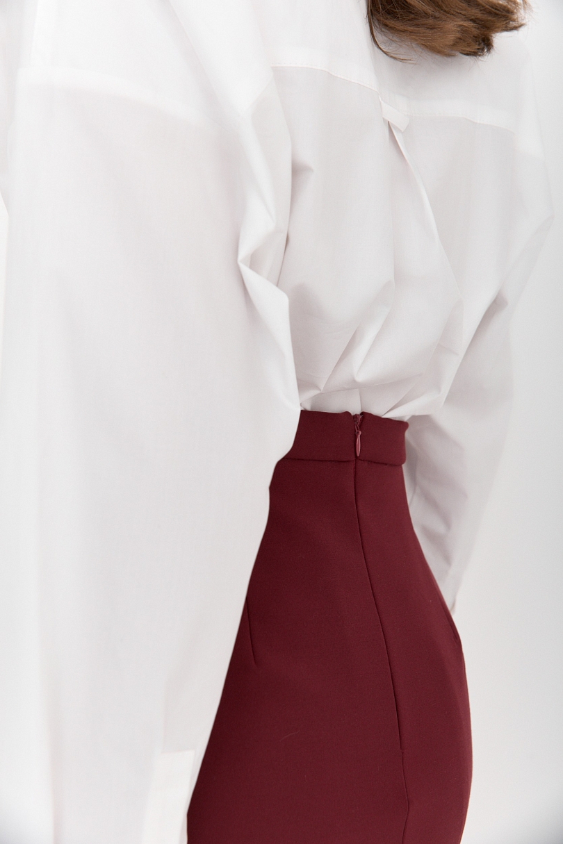 Рубашка оверсайз из хлопка