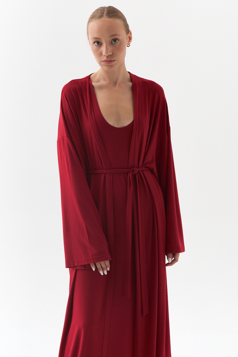 Комплект кардиган и платье-майка