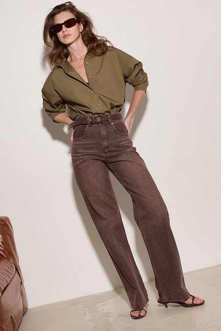 Джинсы DENIM CAPSULE coffee tint