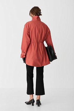 Ветровка из тенсела с хлопком со съемным утеплителем