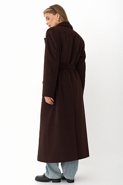 Пальто из шерсти оверсайз