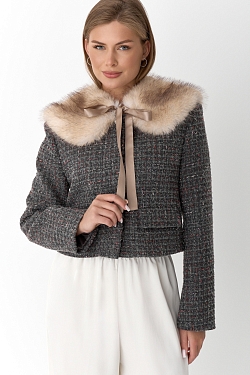 Воротник из экомеха