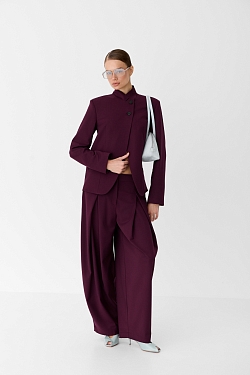 Брюки barrel fit
