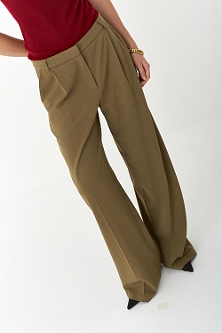 Брюки палаццо в расслабленном стиле 