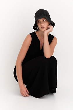 Платье ажурной вязки 