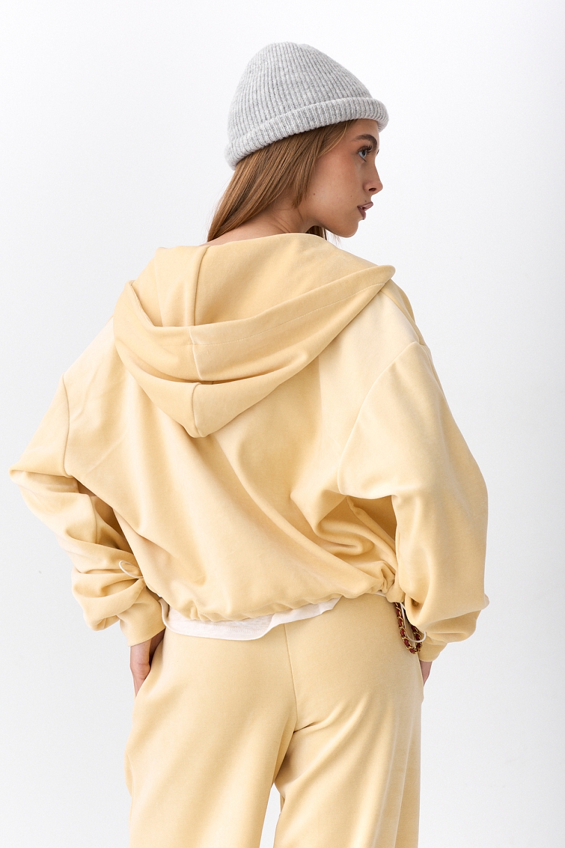 Костюм из хлопкового велюра