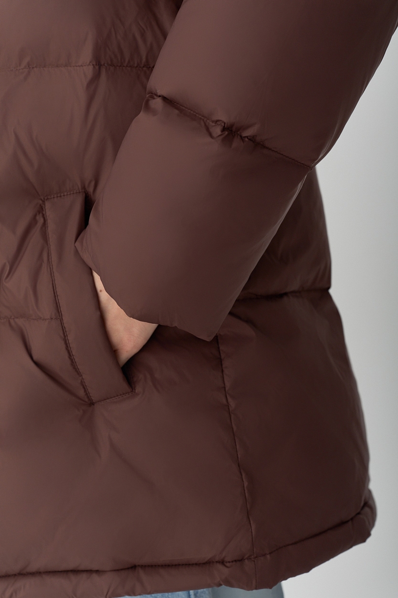 Куртка с наполнителем пуха и пера