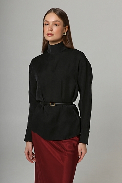 Блуза из органзы из лиоцелла