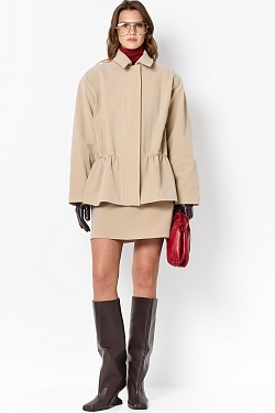 Парка из экозамши на молнии