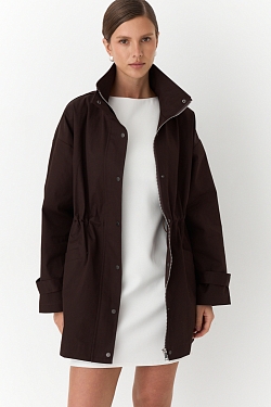 Ветровка из хлопка с пропиткой со съемным утеплителем