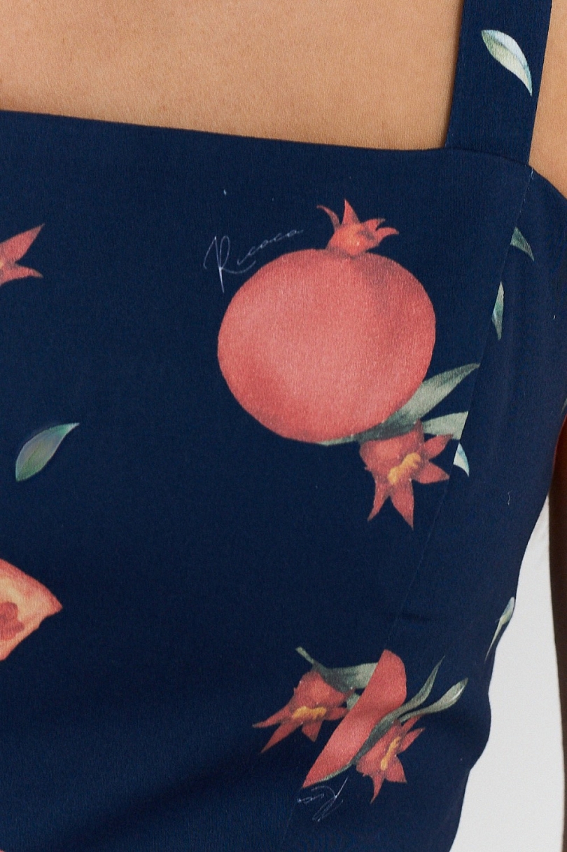 Сарафан из хлопка с гранатами мини