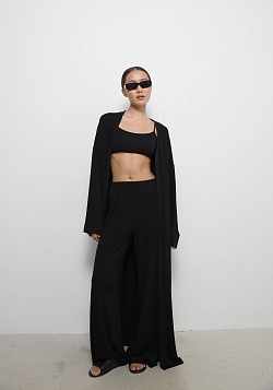 Костюм с кардиганом из вискозы тройка