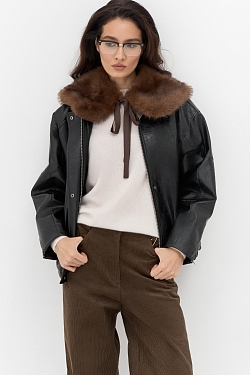 Воротник из экомеха