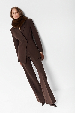 Брюки классические со средней посадкой 