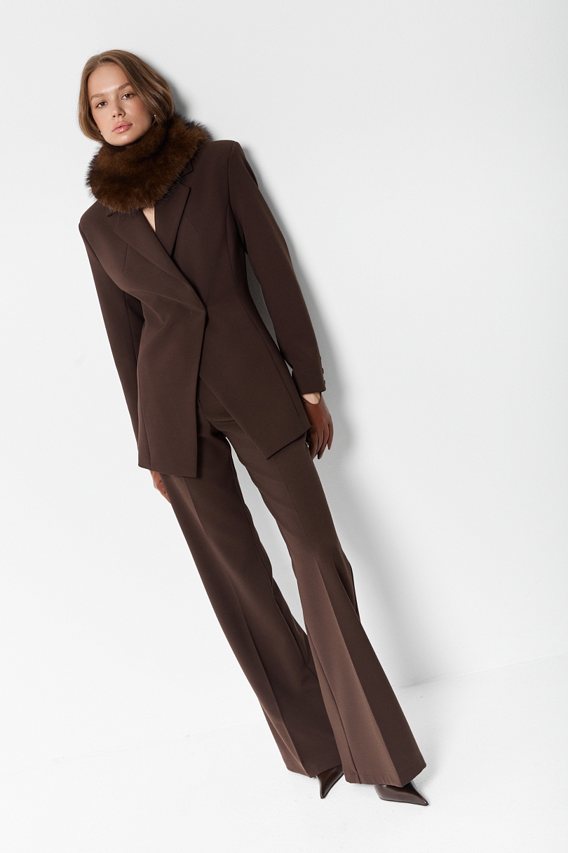 Брюки классические со средней посадкой 