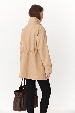 Ветровка из хлопка с пропиткой со съемным утеплителем