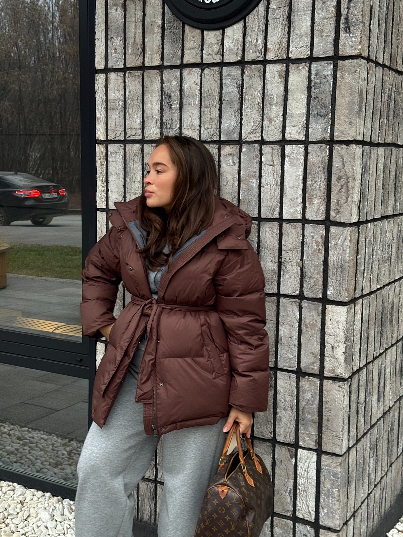 Куртка с наполнителем пуха и пера