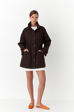 Ветровка из хлопка с пропиткой со съемным утеплителем