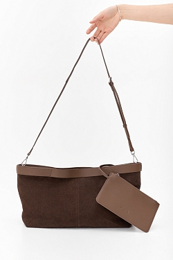 Сумка тоут из замши М