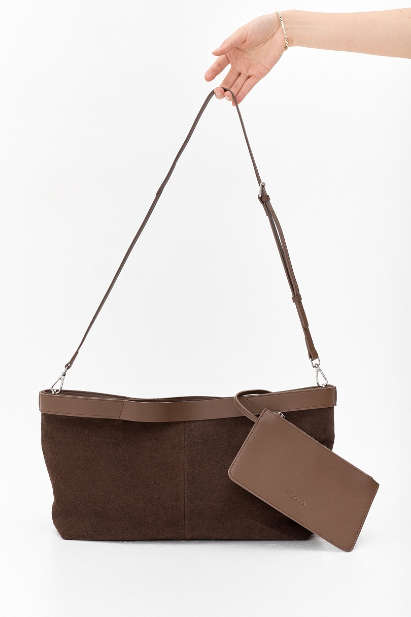 Сумка тоут из замши М