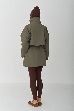 Парка на кнопках двубортная