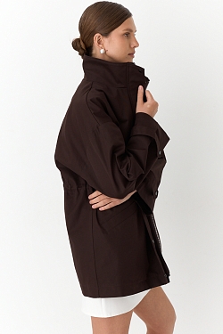 Ветровка из хлопка с пропиткой со съемным утеплителем