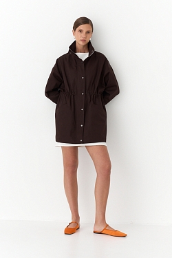 Ветровка из хлопка с пропиткой со съемным утеплителем