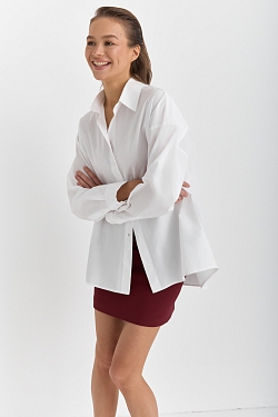 Рубашка оверсайз из хлопка