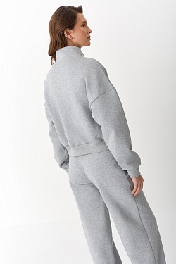 Толстовка на молнии утепленная