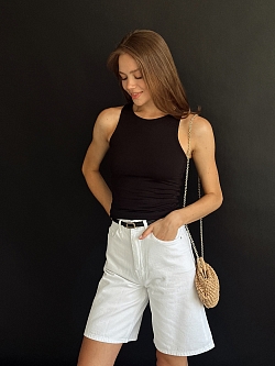 Бермуды из денима