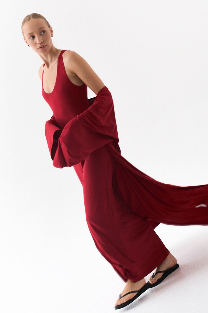 Комплект кардиган и платье-майка