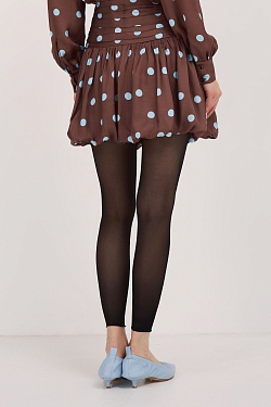 Комплект из вискозы и хлопка в горошек