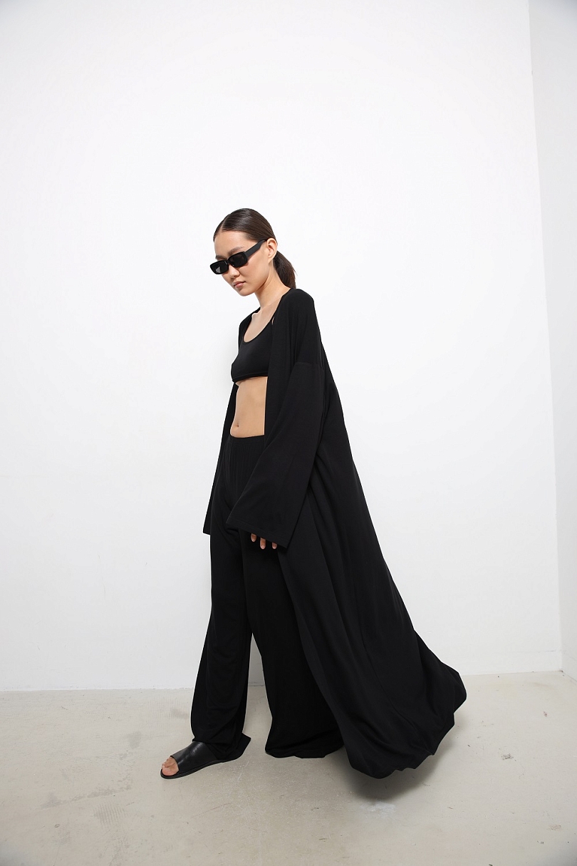 Костюм с кардиганом из вискозы тройка