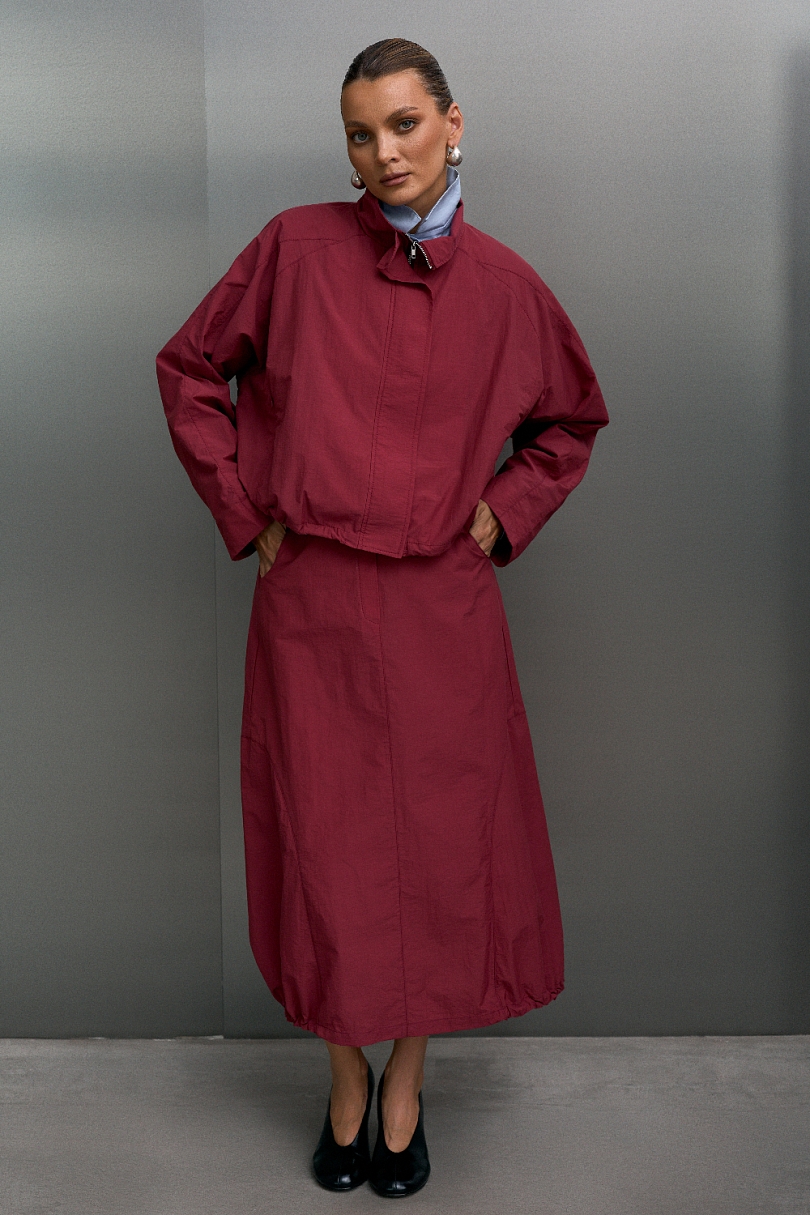 Комплект с юбкой из хлопка и нейлона