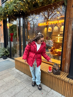 Куртка с наполнителем пуха и пера