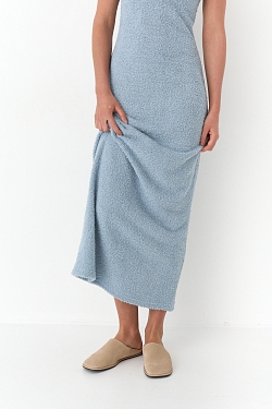 Платье-майка из пушистого трикотажа