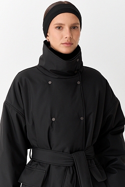 Парка на кнопках двубортная