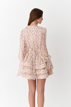 Платье с пышной юбкой с ярусами