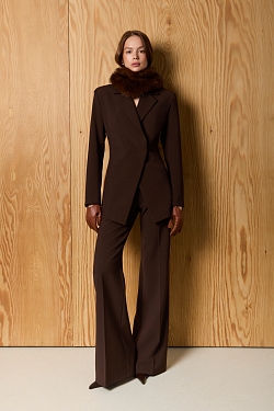 Брюки классические со средней посадкой 