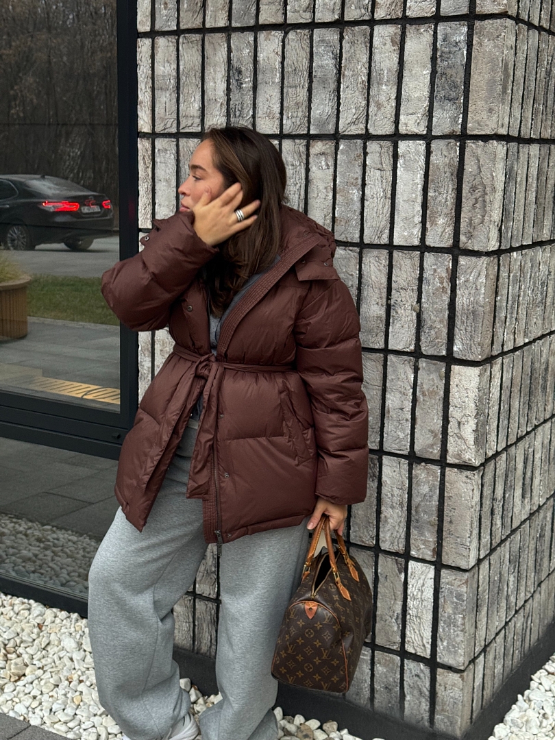 Куртка с наполнителем пуха и пера