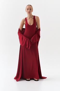 Комплект кардиган и платье-майка