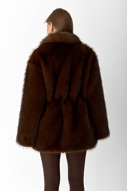 Шуба из экомеха