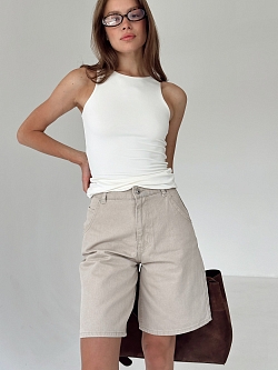 Бермуды из денима