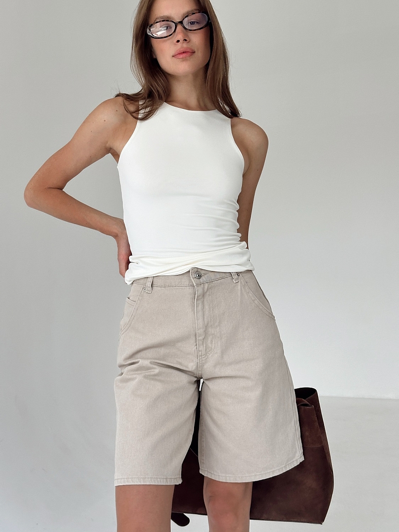 Бермуды из денима