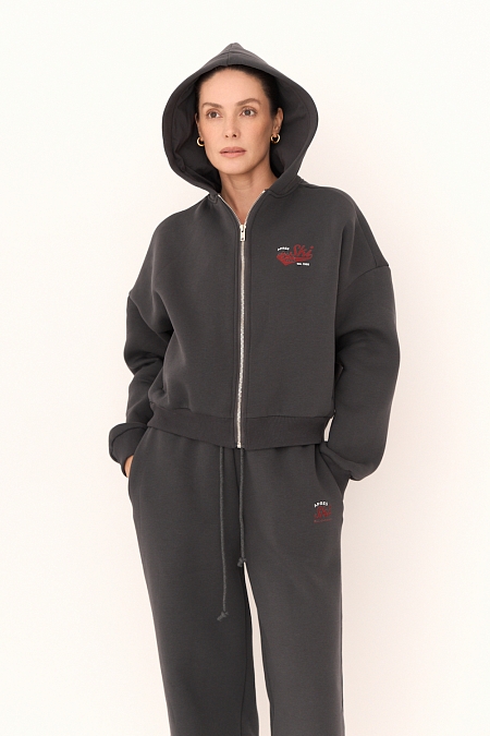 Толстовка на молнии с капюшоном Apre Ski 