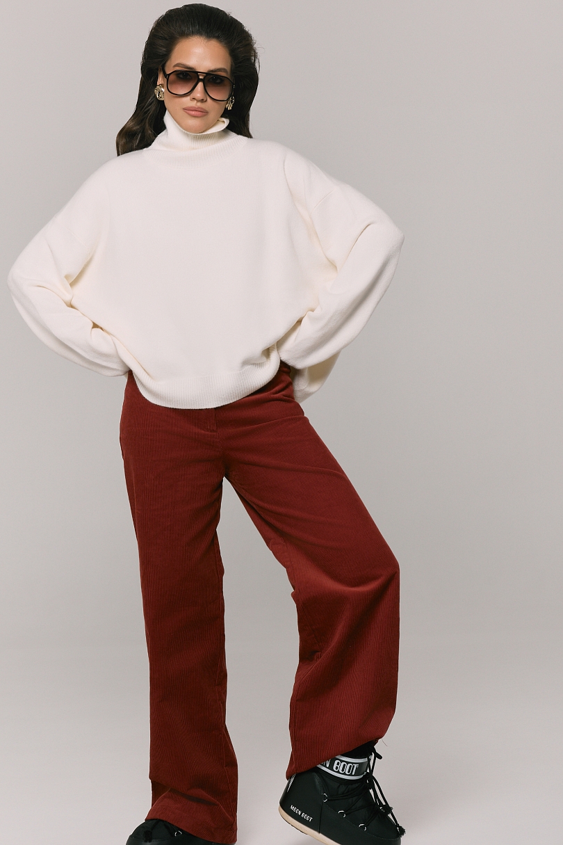 Свитер с шерстью оверсайз