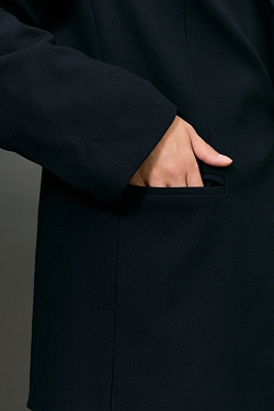 Жакет двубортный со смещенной застежкой