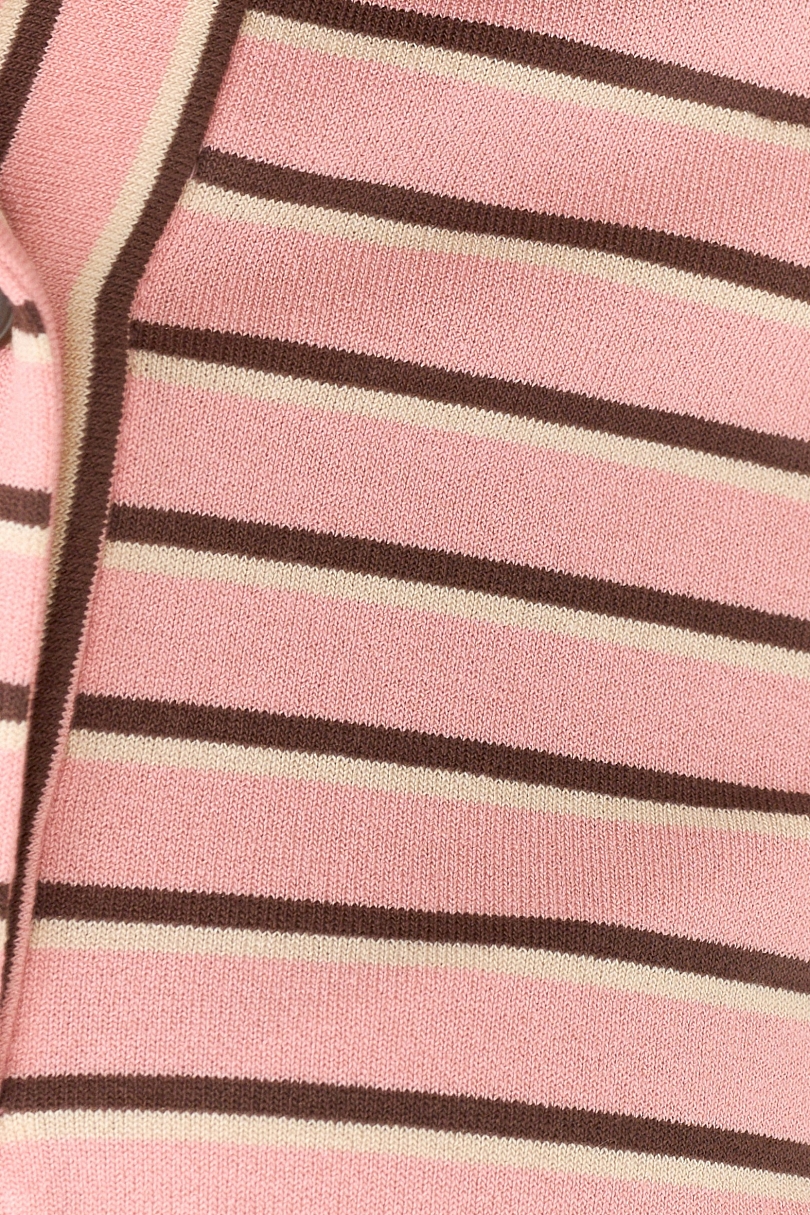 Лонгслив с воротником поло полуприталенный