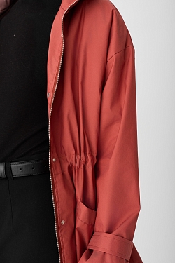 Ветровка из тенсела с хлопком со съемным утеплителем