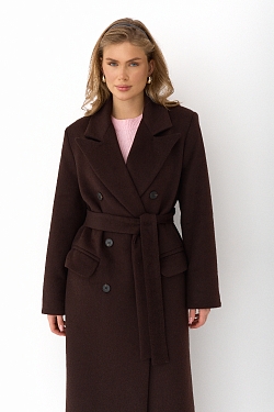 Пальто из шерсти оверсайз